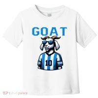 Goat 10 Funny Soccer Toddler T-Shirt thumb 0