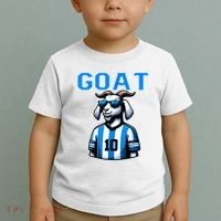 Goat 10 Funny Soccer Toddler T-Shirt thumb 2
