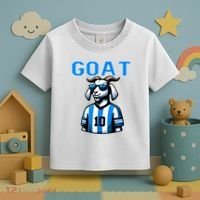 Goat 10 Funny Soccer Toddler T-Shirt thumb 3