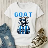 Goat 10 Funny Soccer Women's T-Shirt thumb 3
