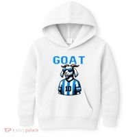 Goat 10 Funny Soccer Kids Hoodie thumb 0
