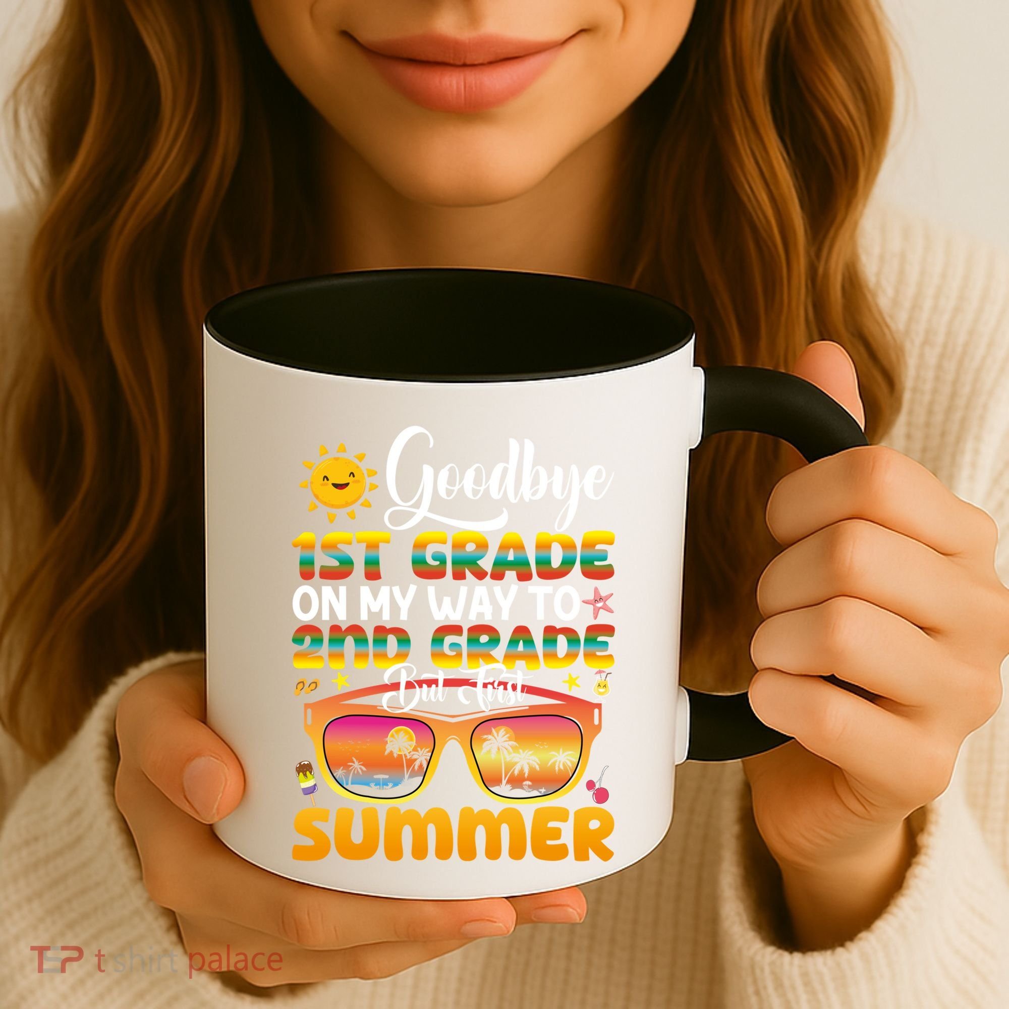 Goodbye 1st Grade Graduation To 2nd Grade Hello Summer Gift Coffee Mug