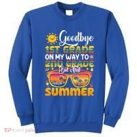 Goodbye 1st Grade Graduation To 2nd Grade Hello Summer Gift Sweatshirt thumb 0