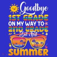 Goodbye 1st Grade Graduation To 2nd Grade Hello Summer Gift Women's Tank Top thumb 5