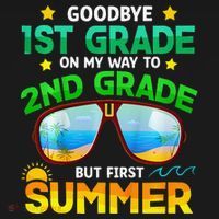 Goodbye 1st Grade Way To 2nd Grade First Summer Graduation Backpack thumb 2