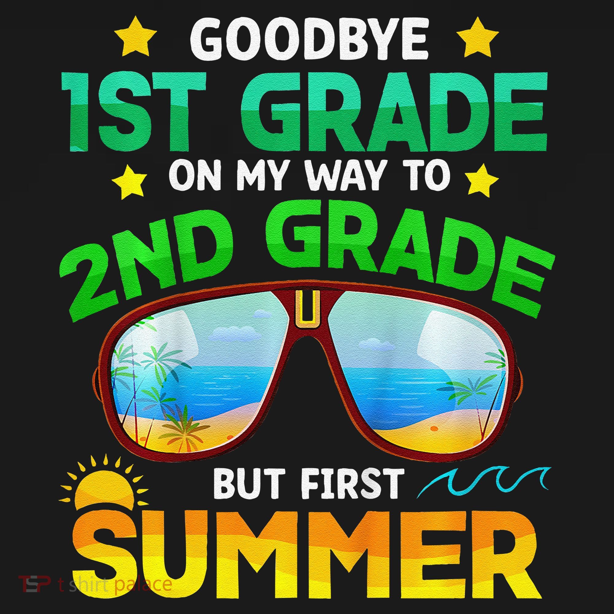 Goodbye 1st Grade Way To 2nd Grade First Summer Graduation Backpack
