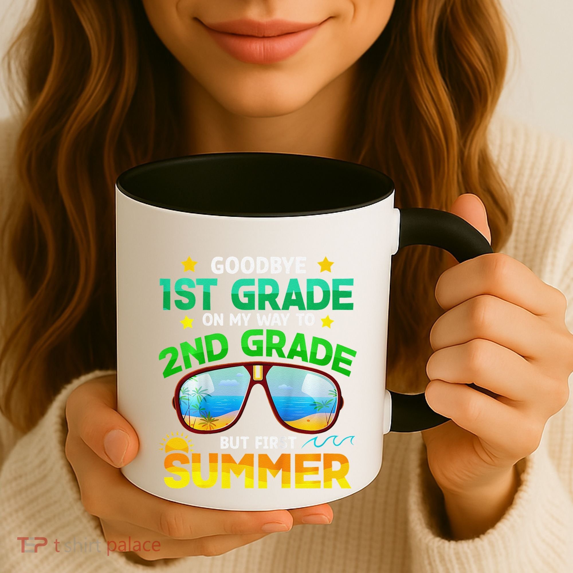 Goodbye 1st Grade Way To 2nd Grade First Summer Graduation Coffee Mug