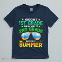 Goodbye 1st Grade Way To 2nd Grade First Summer Graduation T-Shirt thumb 5