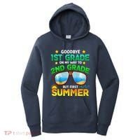Goodbye 1st Grade Way To 2nd Grade First Summer Graduation Women's Hoodie thumb 0