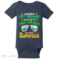 Goodbye 1st Grade Way To 2nd Grade First Summer Graduation Baby Bodysuit thumb 0
