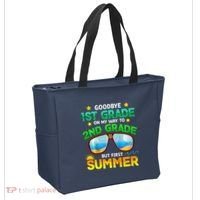 Goodbye 1st Grade Way To 2nd Grade First Summer Graduation Tote Bag thumb 2