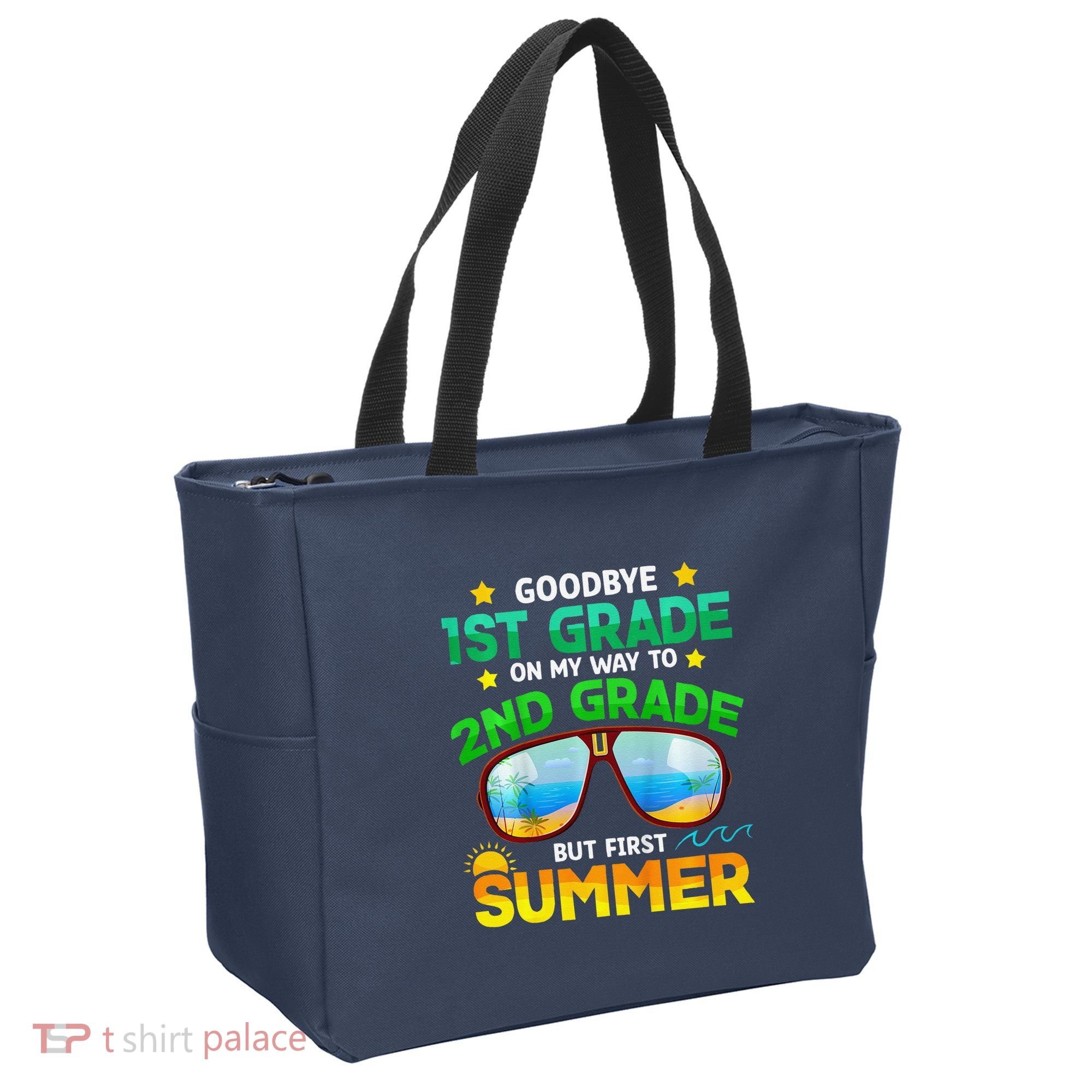 Goodbye 1st Grade Way To 2nd Grade First Summer Graduation Tote Bag