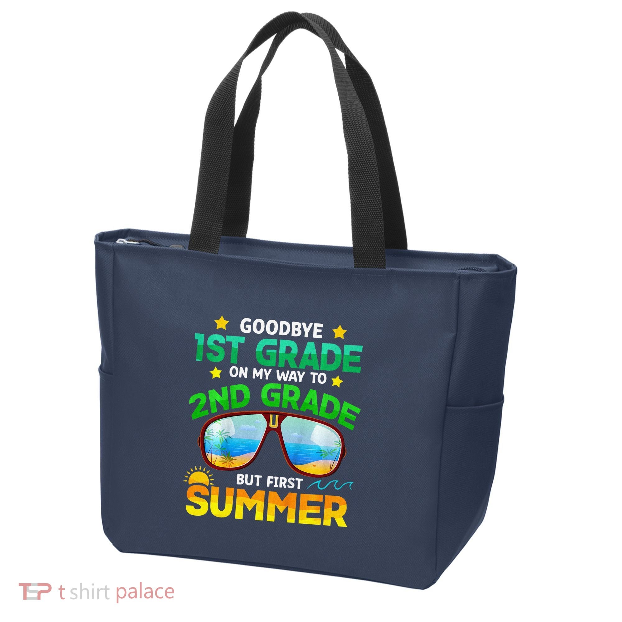 Goodbye 1st Grade Way To 2nd Grade First Summer Graduation Tote Bag