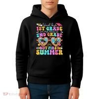 Goodbye 1st Grade Graduation To 2nd Grade But First Summer Kids Hoodie thumb 4