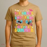 Goodbye 1st Grade Graduation To 2nd Grade But First Summer T-Shirt thumb 3
