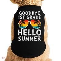 Goodbye 1st Grade Hello Summer Last Day Of School Doggie Tank thumb 0
