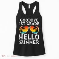 Goodbye 1st Grade Hello Summer Last Day Of School Women's Tank Top thumb 0
