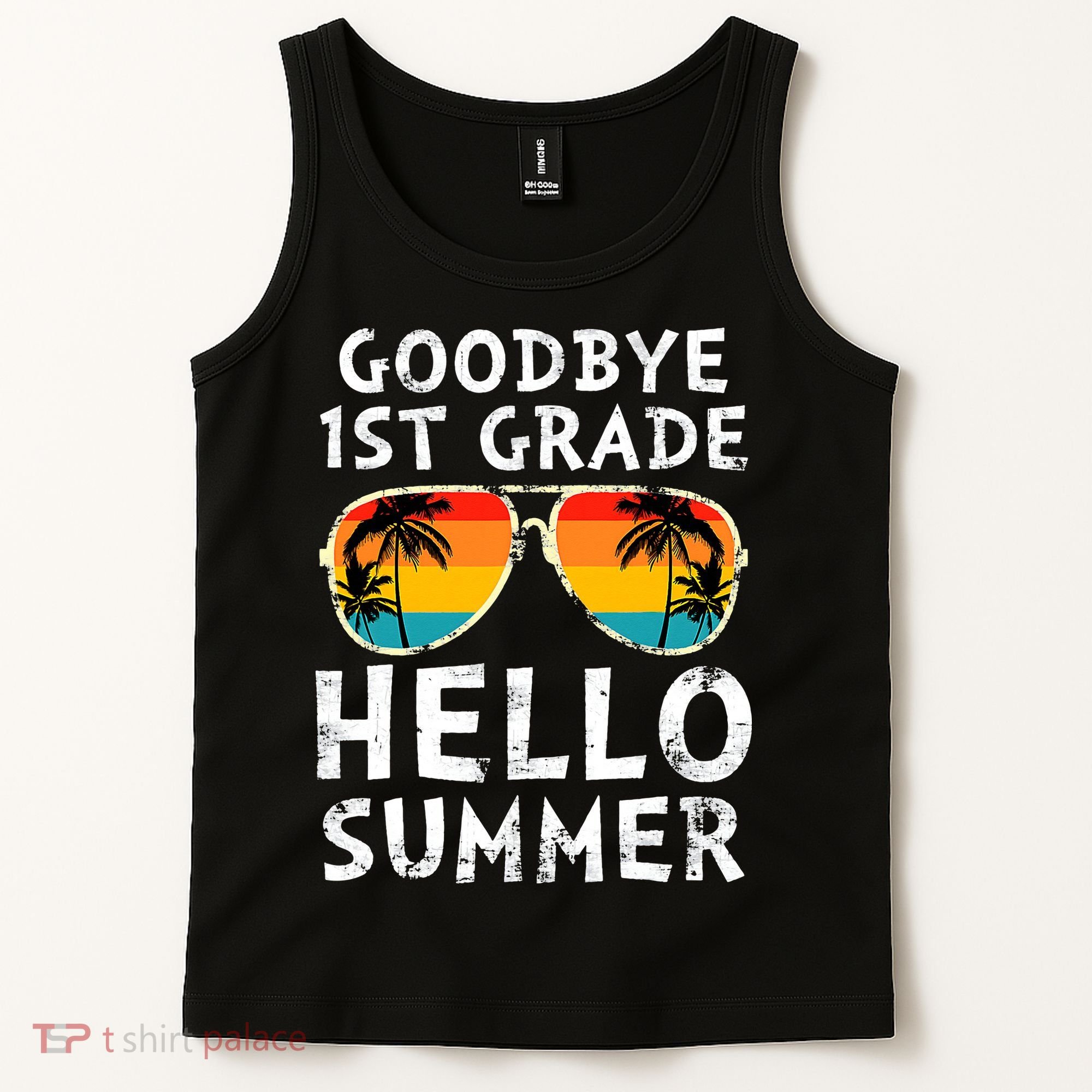 Goodbye 1st Grade Hello Summer Last Day Of School Tank Top