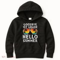 Goodbye 1st Grade Hello Summer Last Day Of School Kids Hoodie thumb 0