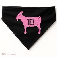 Goat 10 Miami Soccer USA-Made Doggie Bandana thumb 0