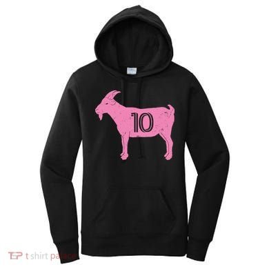Goat 10 Miami Soccer Women's Hoodie