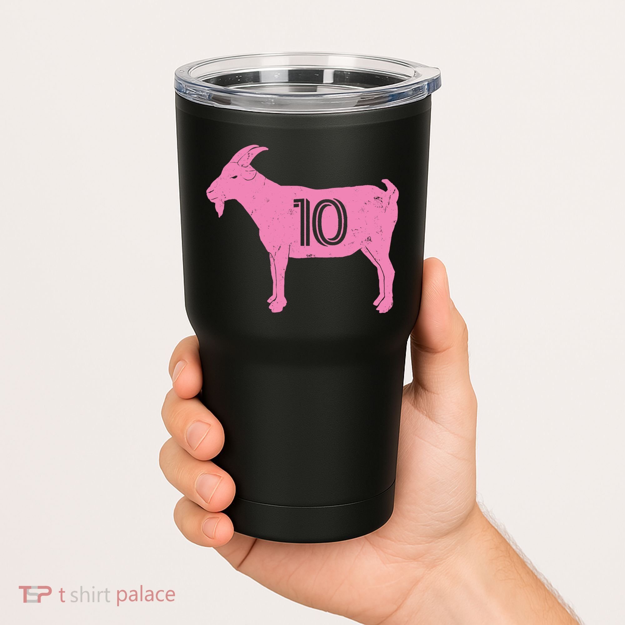 Goat 10 Miami Soccer Tumbler