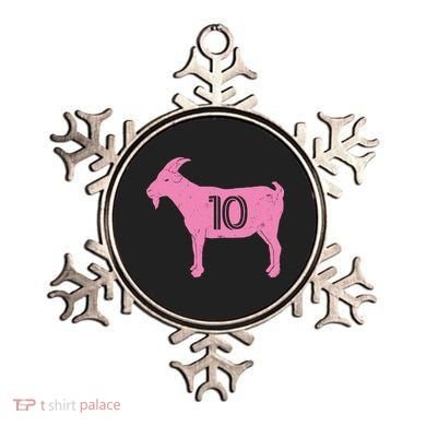 Goat 10 Miami Soccer Ornament