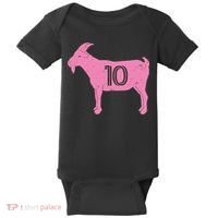 Goat 10 Miami Soccer Baby Bodysuit thumb 0