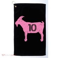 Goat 10 Miami Soccer Golf Towel thumb 0