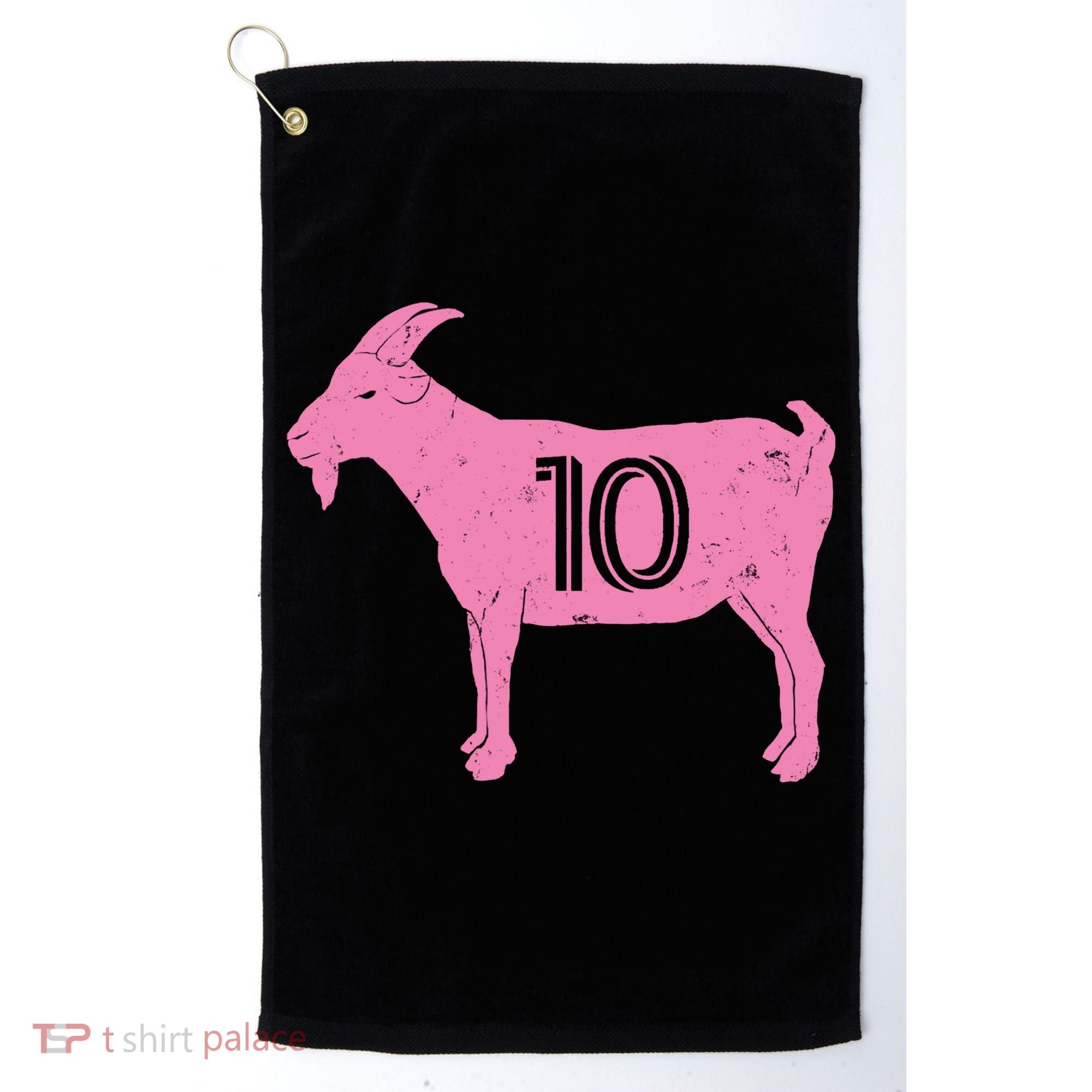 Goat 10 Miami Soccer Golf Towel