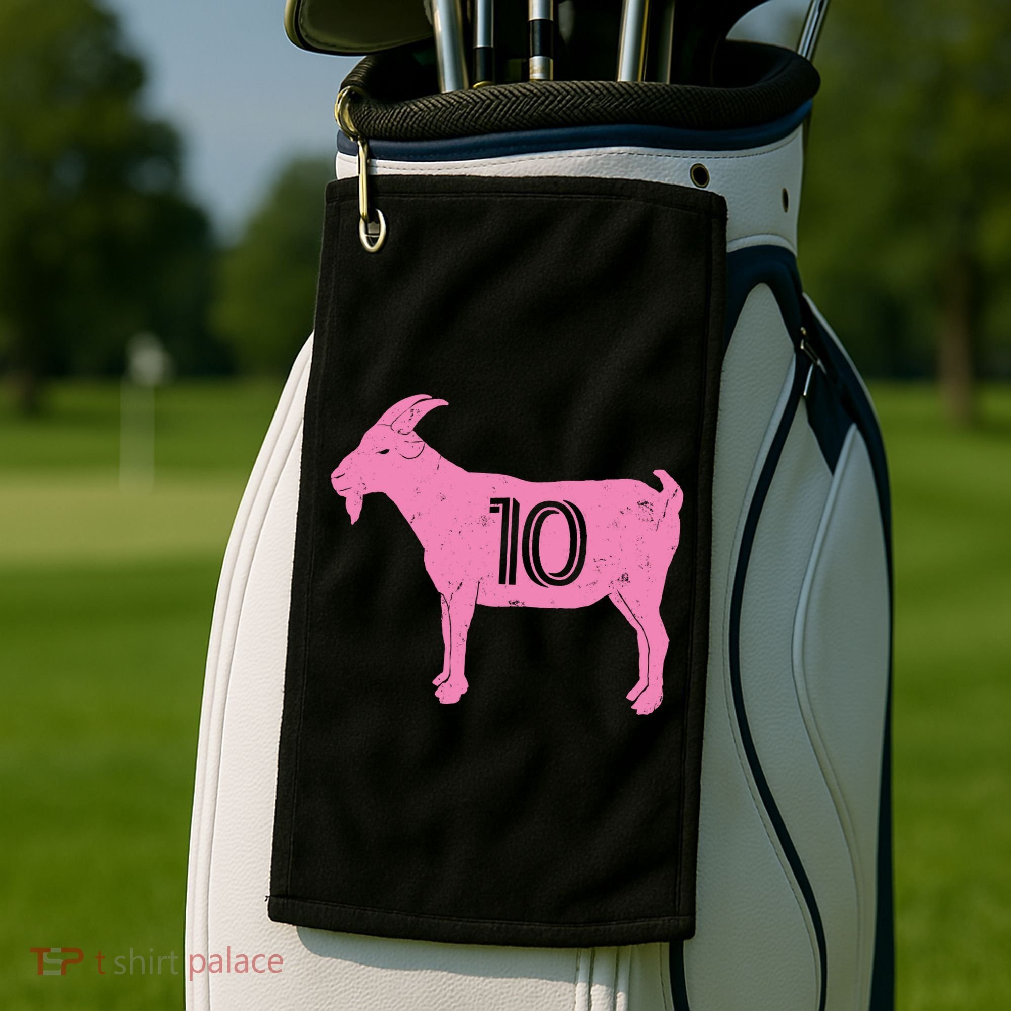 Goat 10 Miami Soccer Golf Towel