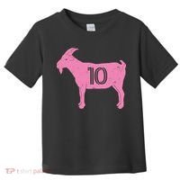 Goat 10 Miami Soccer Toddler T-Shirt thumb 0