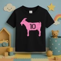 Goat 10 Miami Soccer Toddler T-Shirt thumb 3