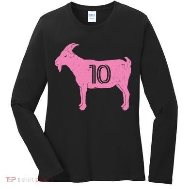Goat 10 Miami Soccer Women's Long Sleeve Shirt