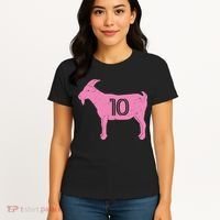 Goat 10 Miami Soccer Women's T-Shirt thumb 4