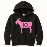 Goat 10 Miami Soccer Kids Hoodie thumb 0