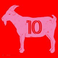 Goat 10 Miami Soccer Santa Hat thumb 1