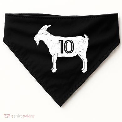 Goat 10 Miami Soccer Team USA-Made Doggie Bandana