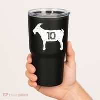 Goat 10 Miami Soccer Team Tumbler thumb 2