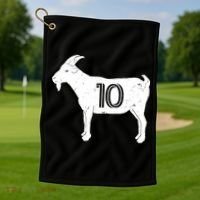 Goat 10 Miami Soccer Team Golf Towel thumb 1