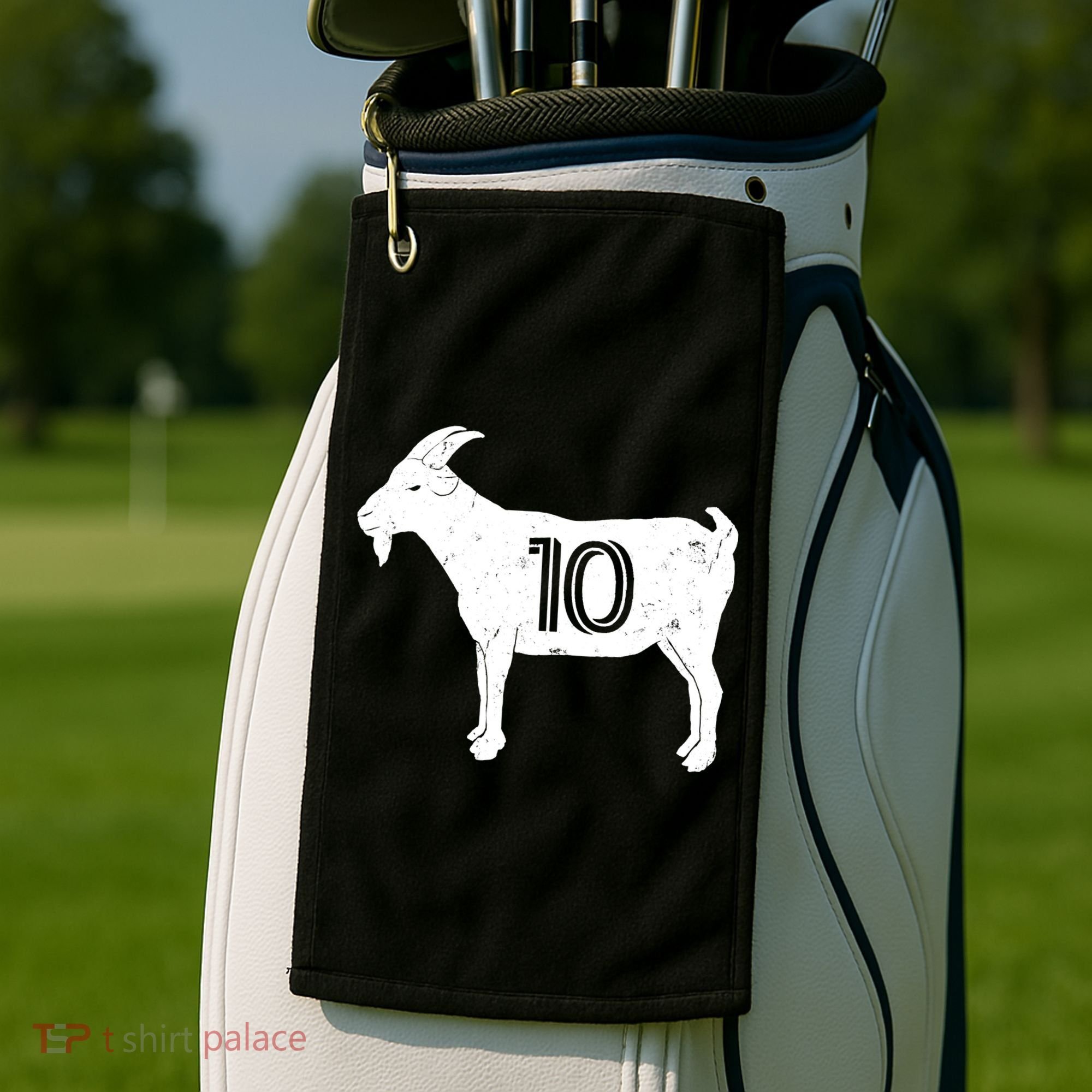 Goat 10 Miami Soccer Team Golf Towel