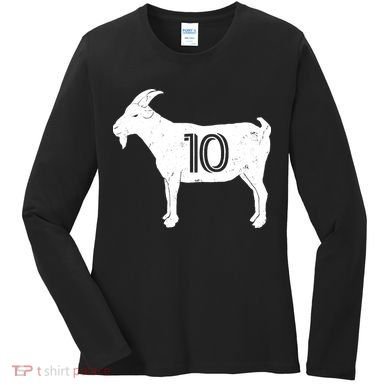 Goat 10 Miami Soccer Team Women's Long Sleeve Shirt
