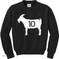 Goat 10 Miami Soccer Team Kids Sweatshirt thumb 0
