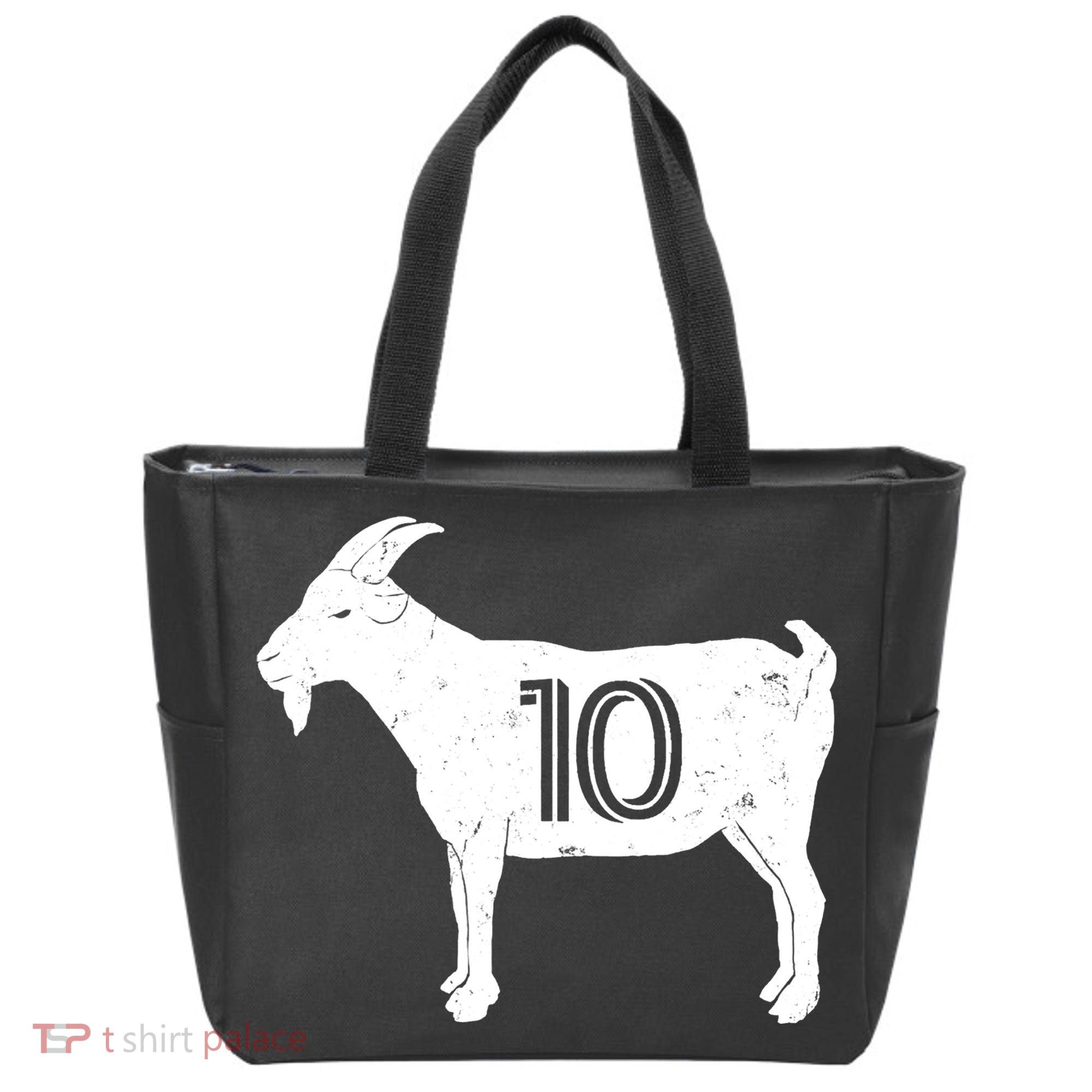 Goat 10 Miami Soccer Team Tote Bag