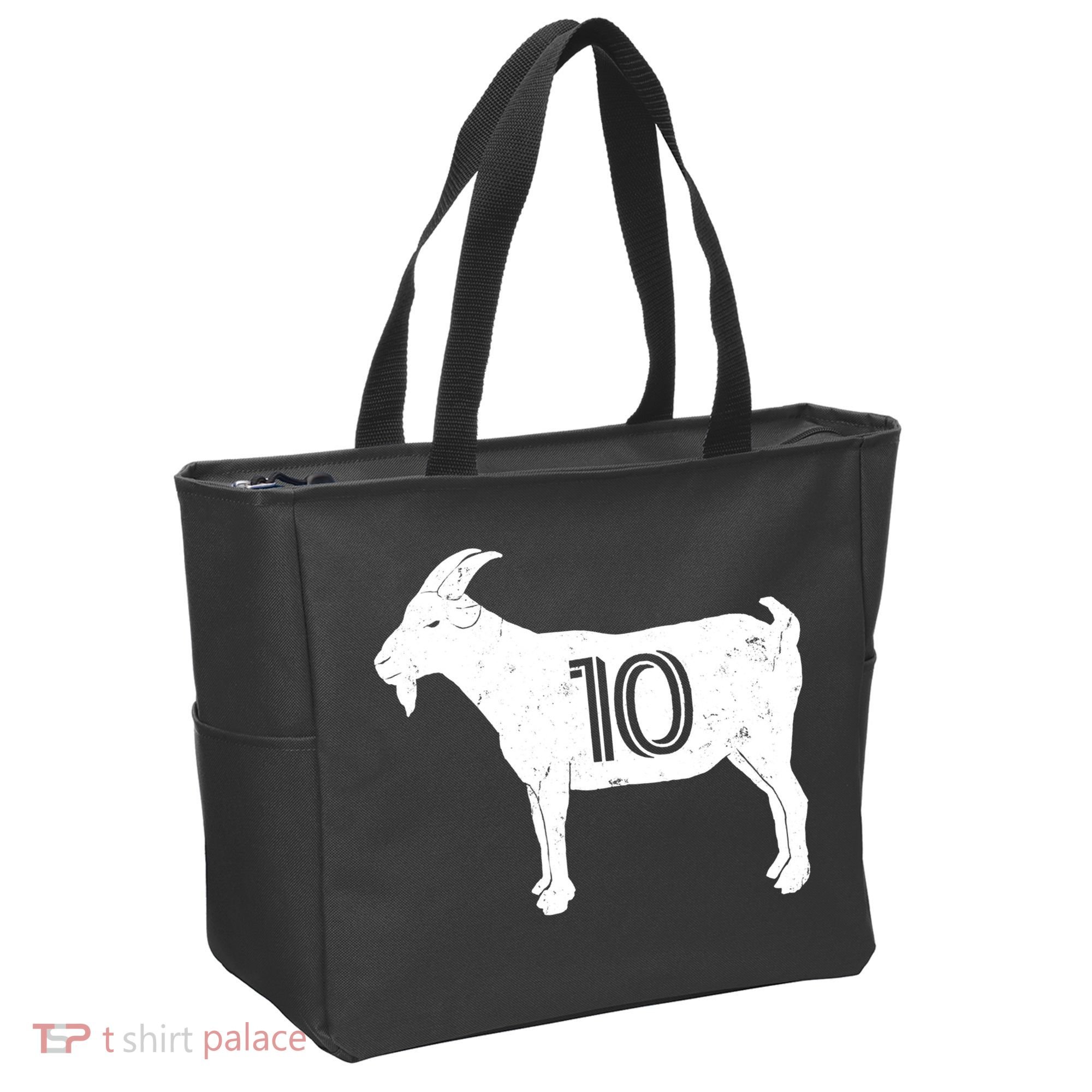 Goat 10 Miami Soccer Team Tote Bag
