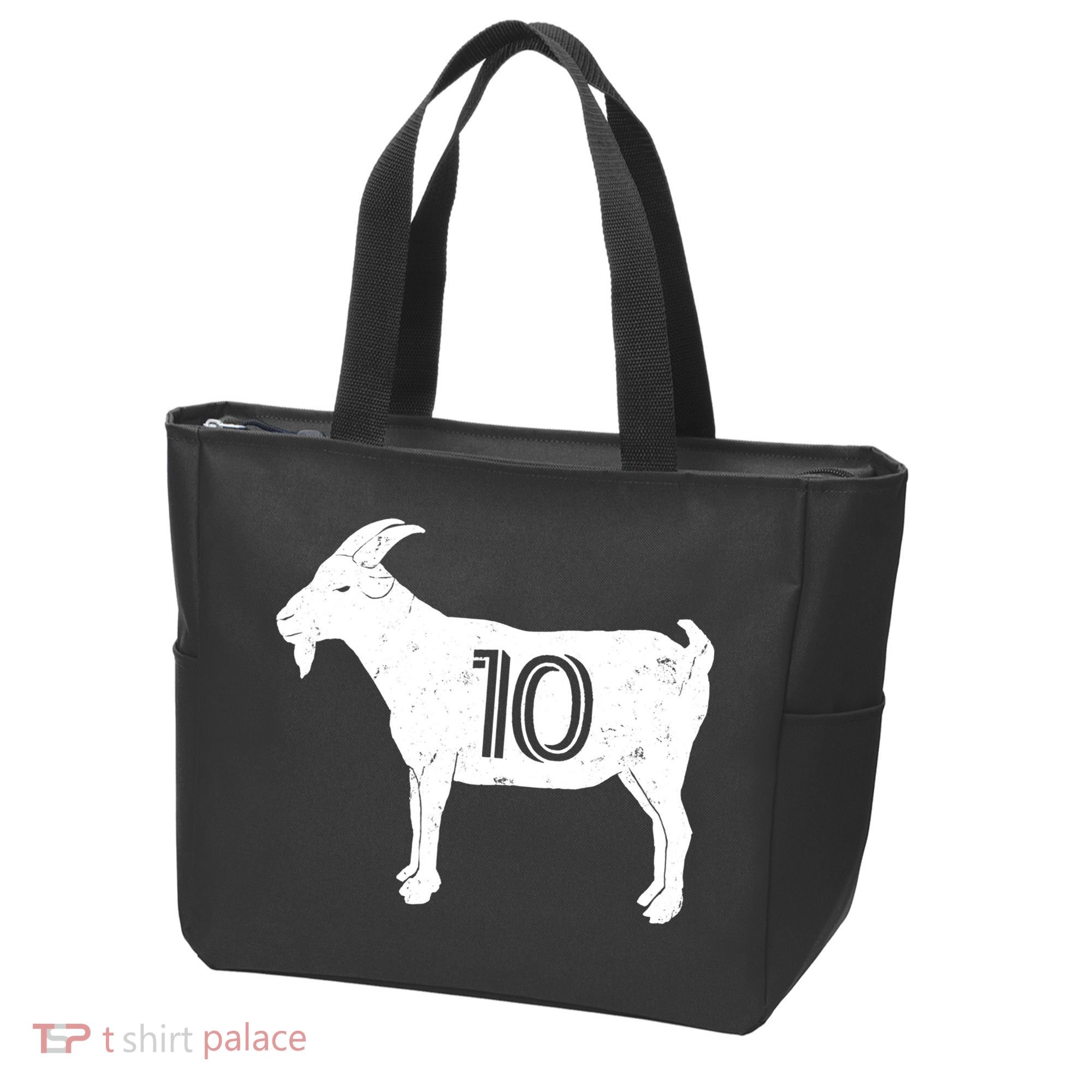 Goat 10 Miami Soccer Team Tote Bag