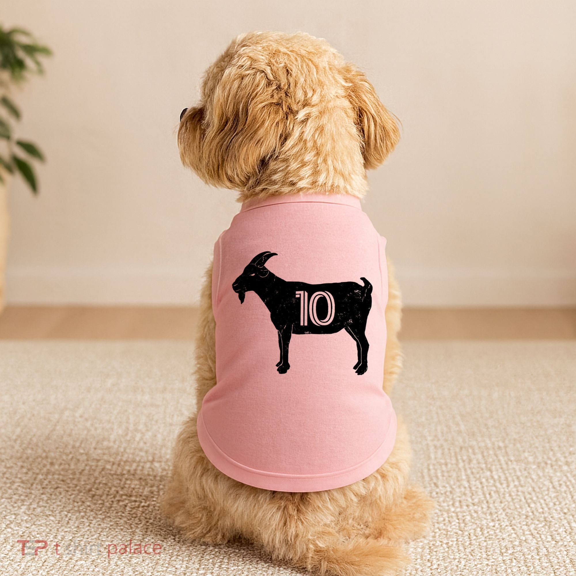 Goat 10 Miami Soccer Team Doggie Tank