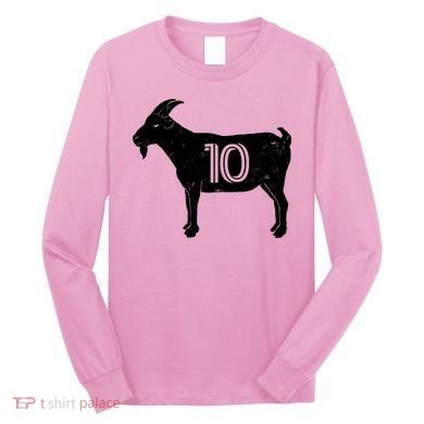 Goat 10 Miami Soccer Team Long Sleeve Shirt