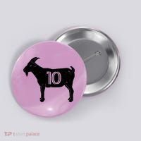 Goat 10 Miami Soccer Team Button thumb 0
