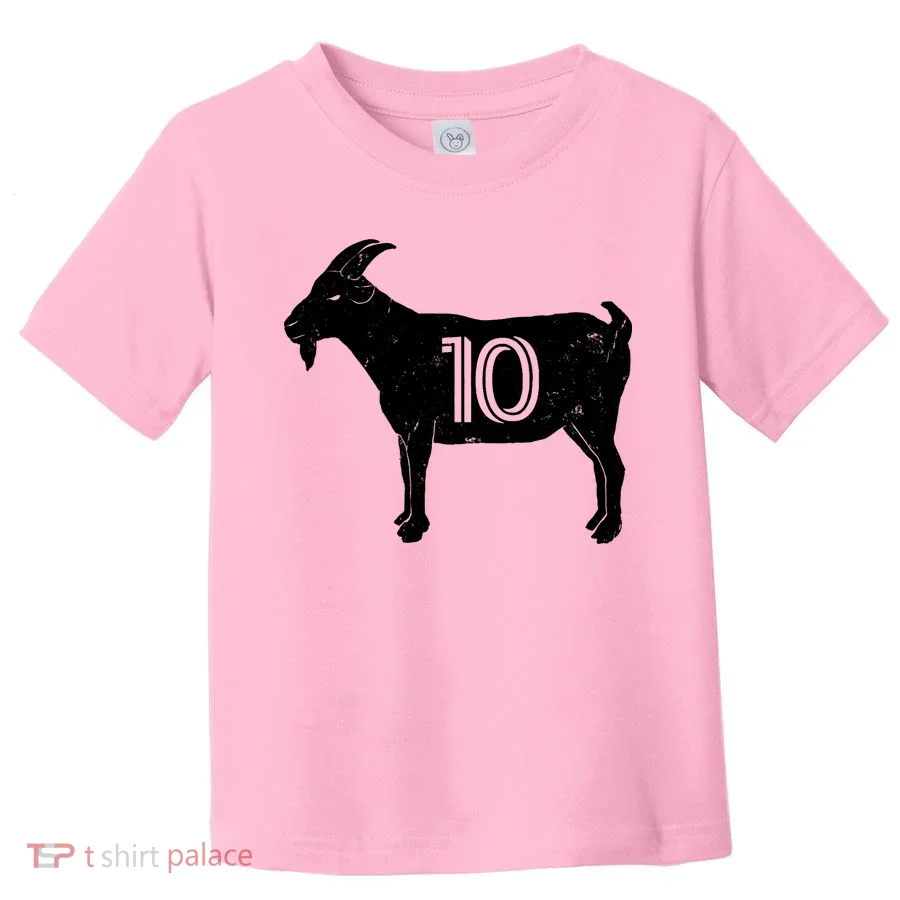 Goat 10 Miami Soccer Team Toddler T-Shirt